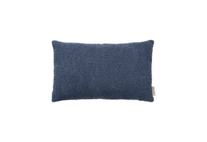BOUCLE Kissenbezug Mitternachtsblau 30x50 cm