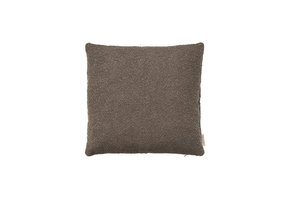 BOUCLE Kissenbezug Espresso 40x40 cm