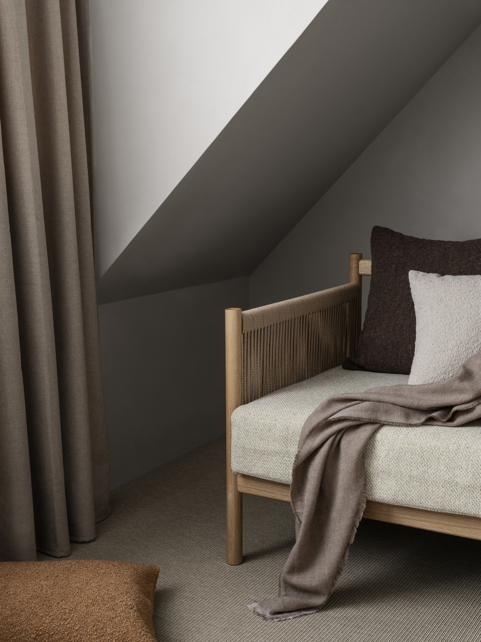 Blomus BOUCLE Kissenbezug Espresso 40x40 cm