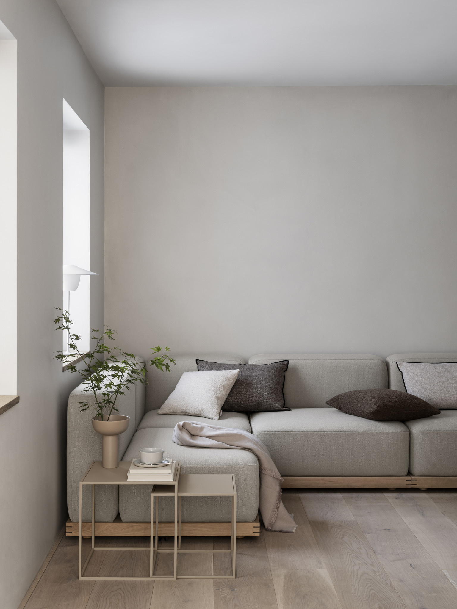 Blomus BOUCLE Kissenbezug Lily White 50x50 cm