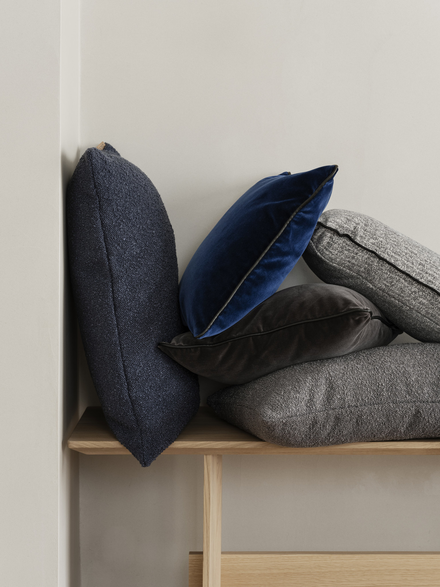 Blomus BOUCLE Kissenbezug Midnight Blue 50x50 cm