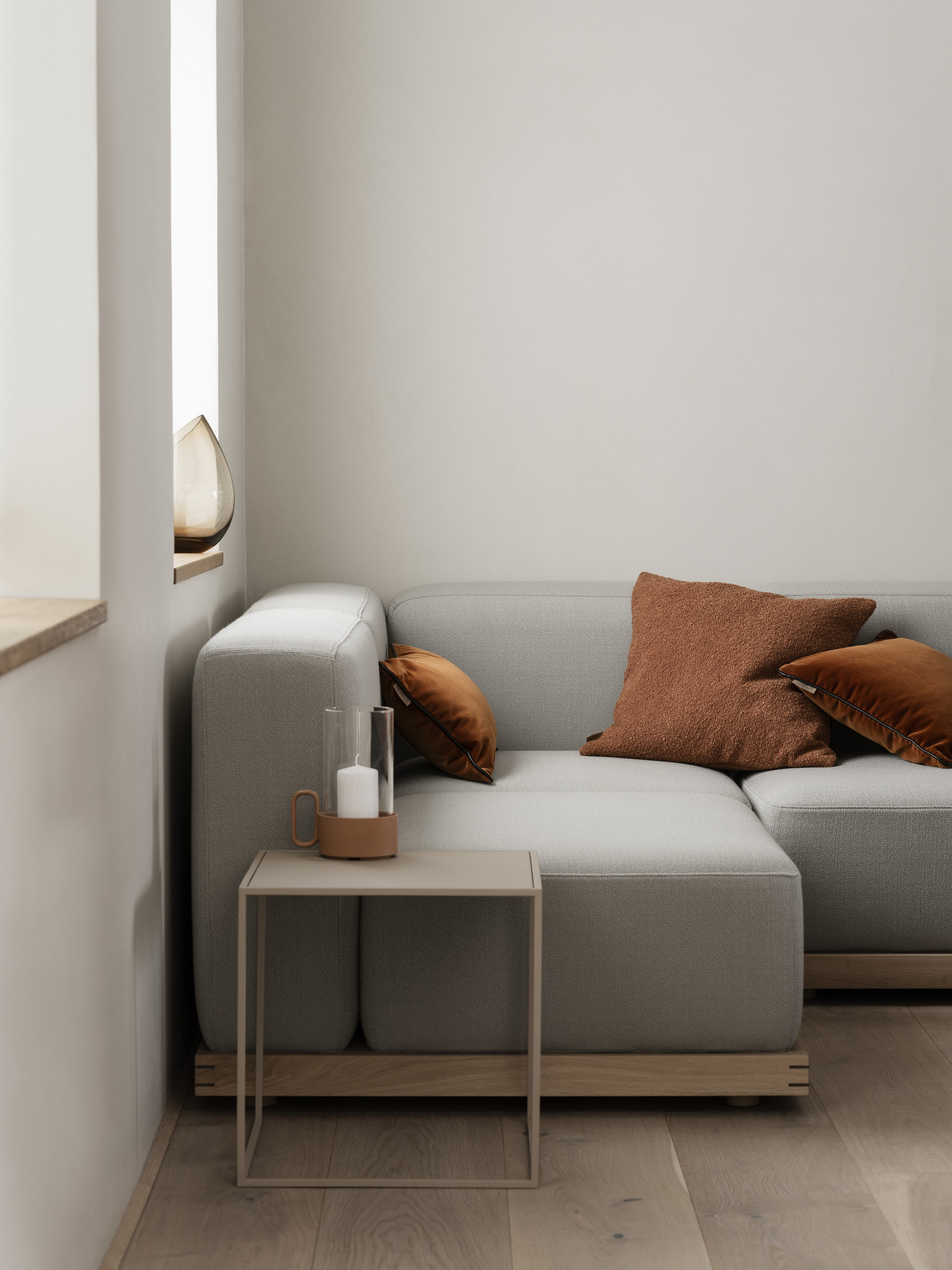 Blomus BOUCLE kussenhoes Rustic Brown 30x50 cm