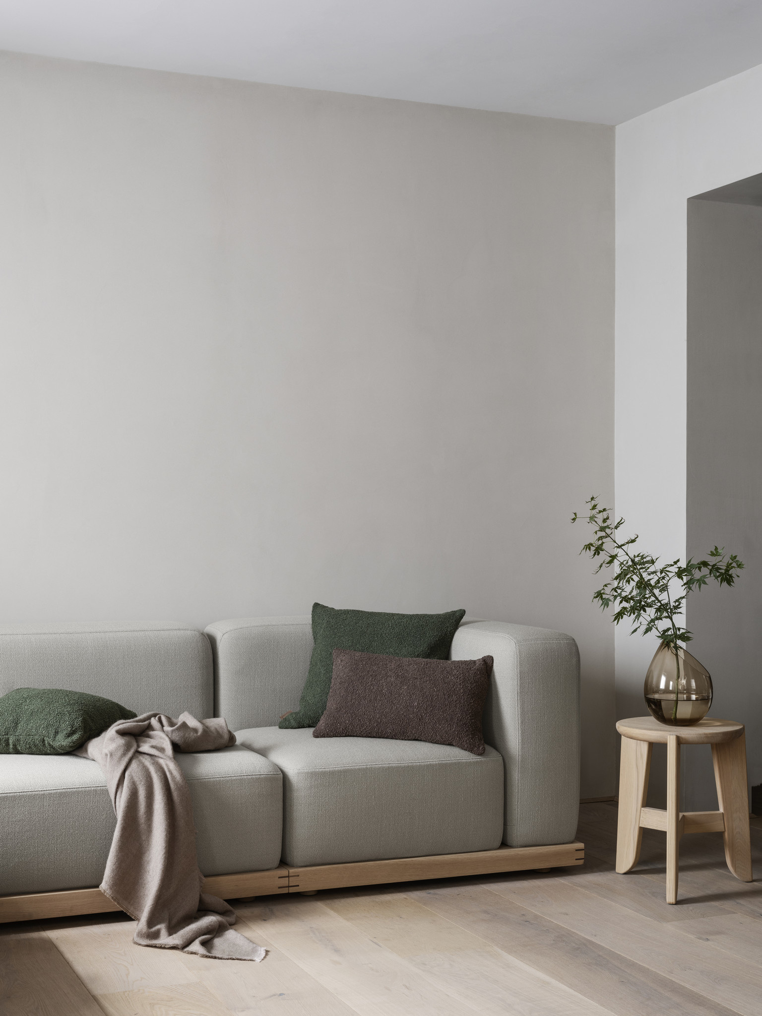 Blomus BOUCLE cushion cover Duck Green 40x60 cm