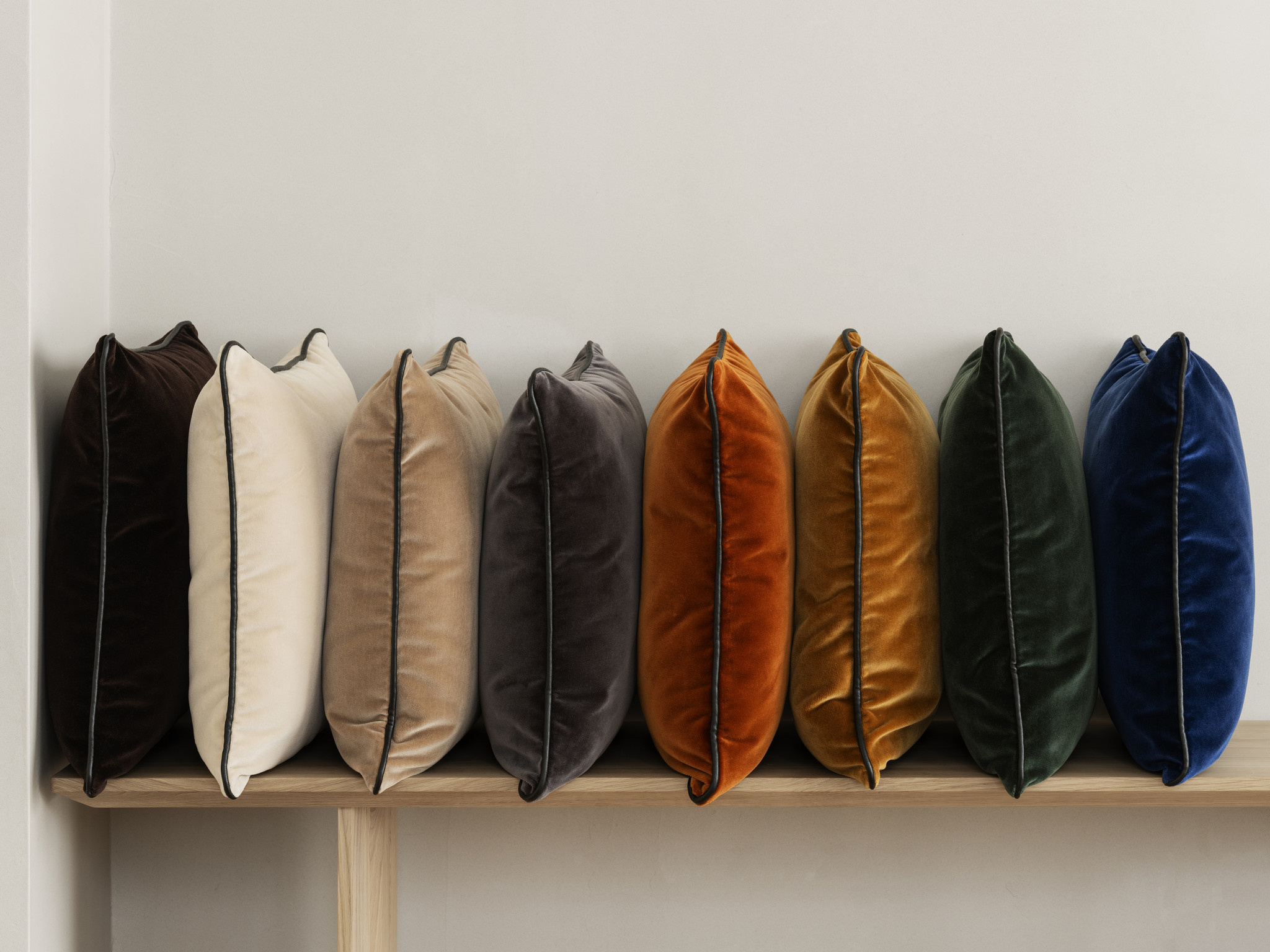 VELVET kussenhoes 40x40 - Duck Green (66559)