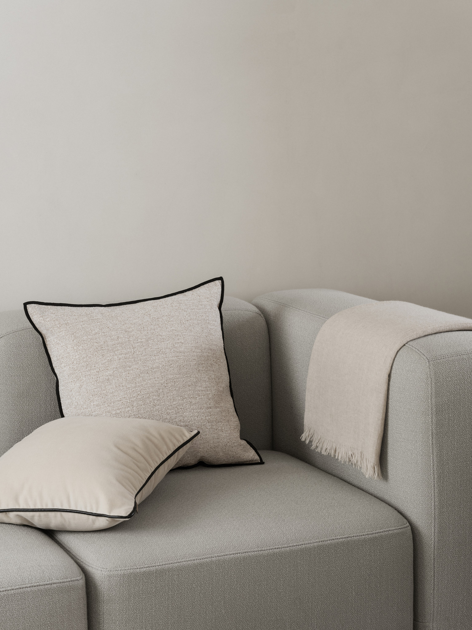 VELVET cushion cover 30x50 - Moonbeam (66560)