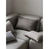 CHENILLE Kissenbezug 40x60 - Stahlgrau (66549)