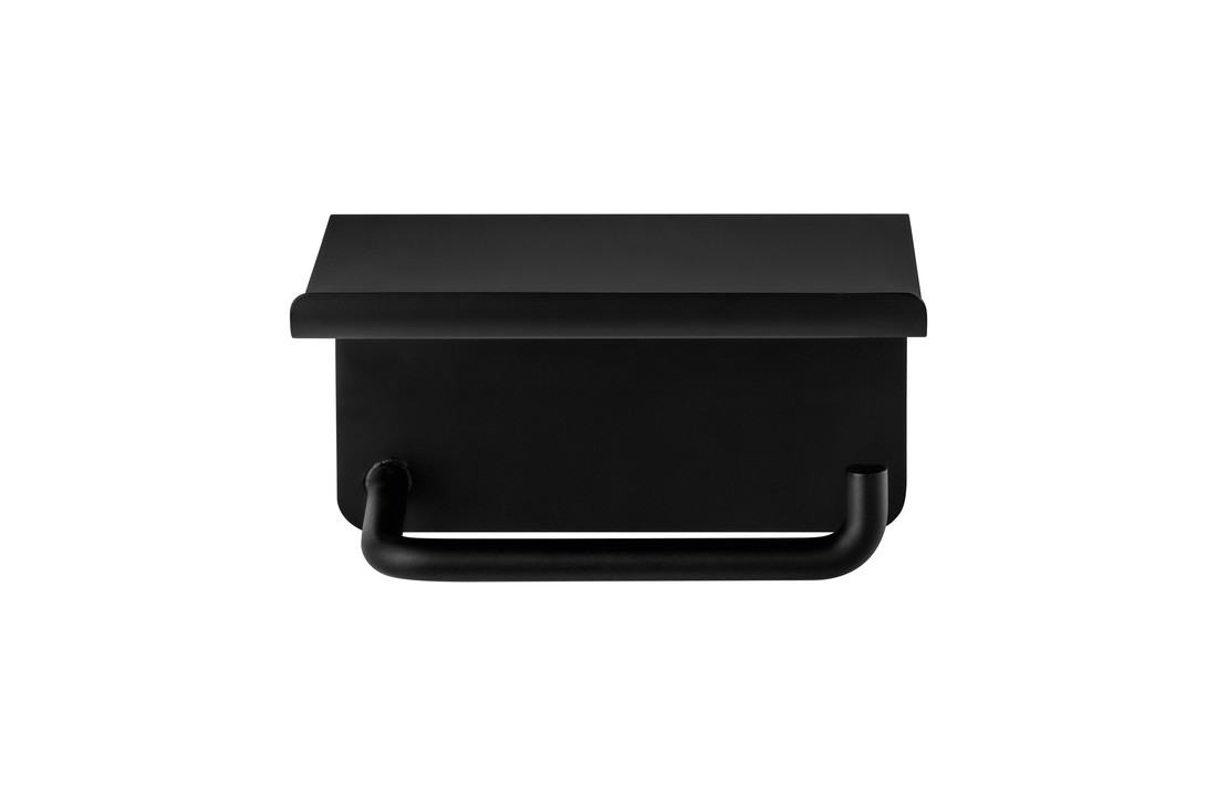 Blomus MODO toiletrolhouder met plateau Black
