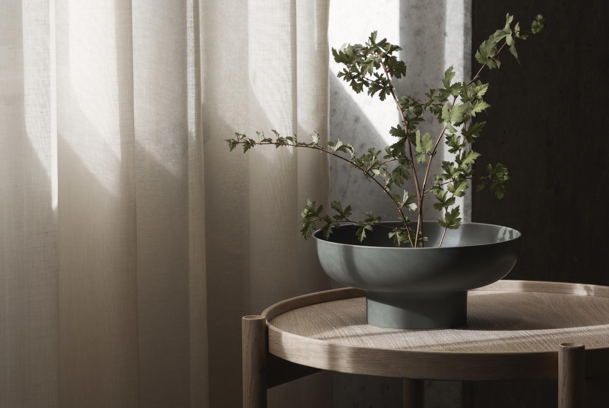 Blomus MIYABI vaas Terracotta laag