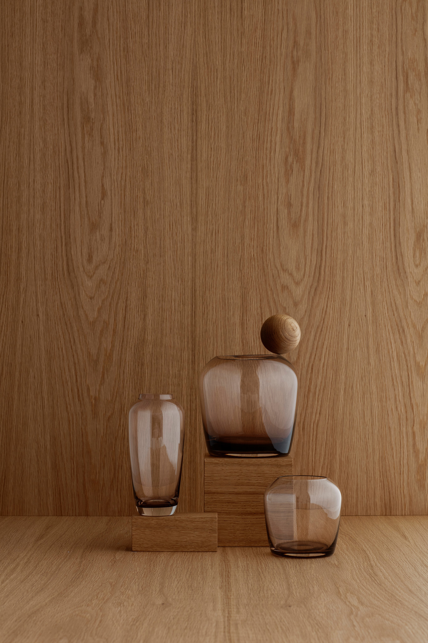 LETA vase medium clear glass - 66139