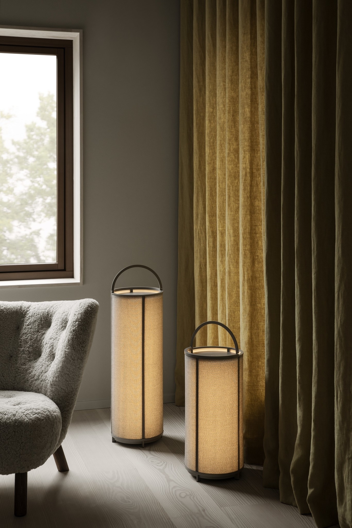 TAWA floor lamp color Stone (large) 66202