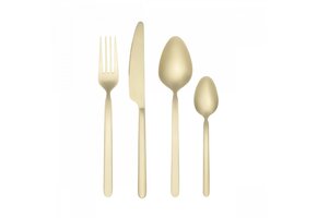 STELLA cutlery set 16 pieces Champagne