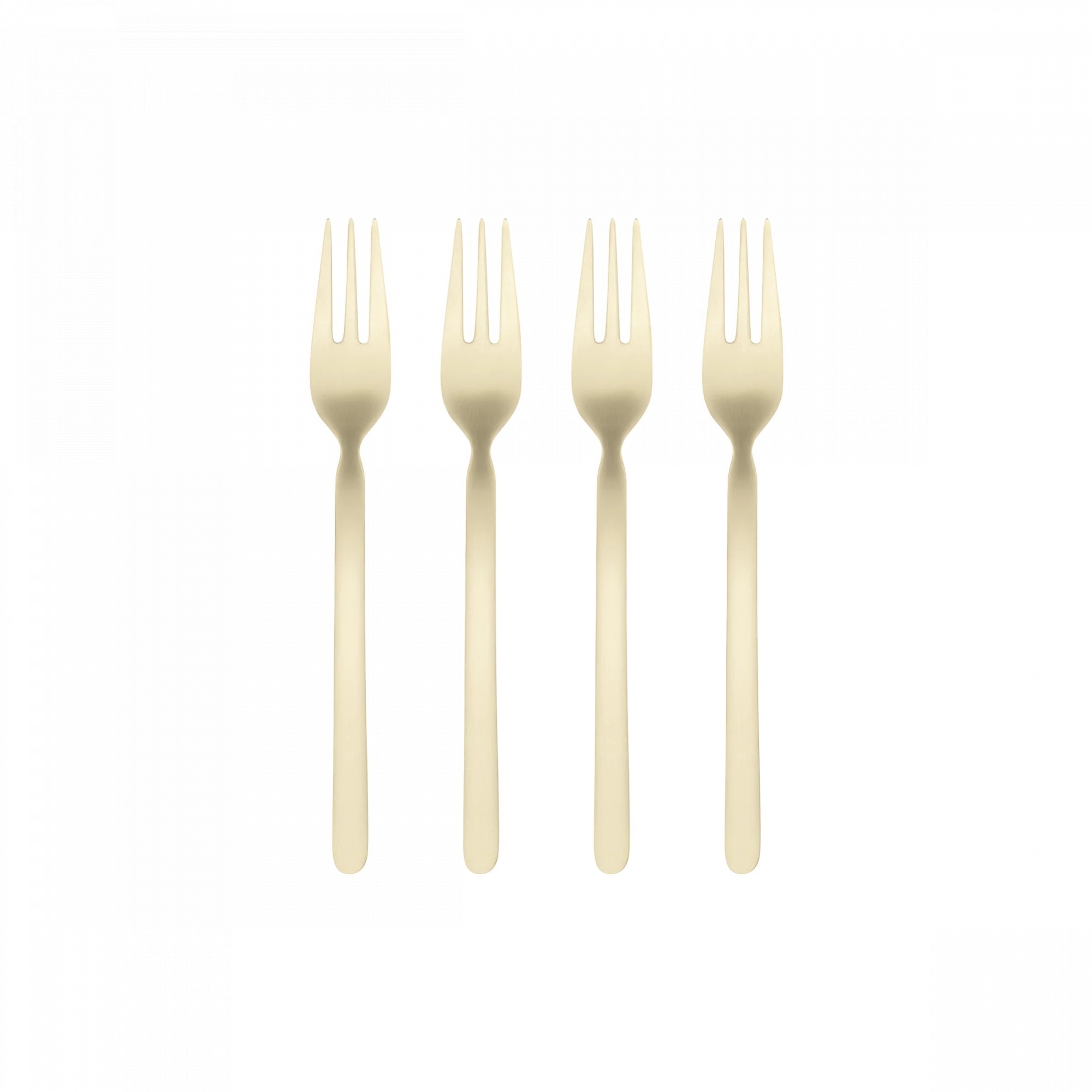 STELLA pastry fork (set/4) color Champagne - 64477
