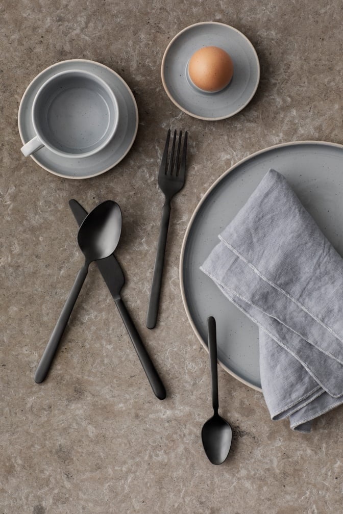 STELLA espresso spoon (set/4) color Black - 64475