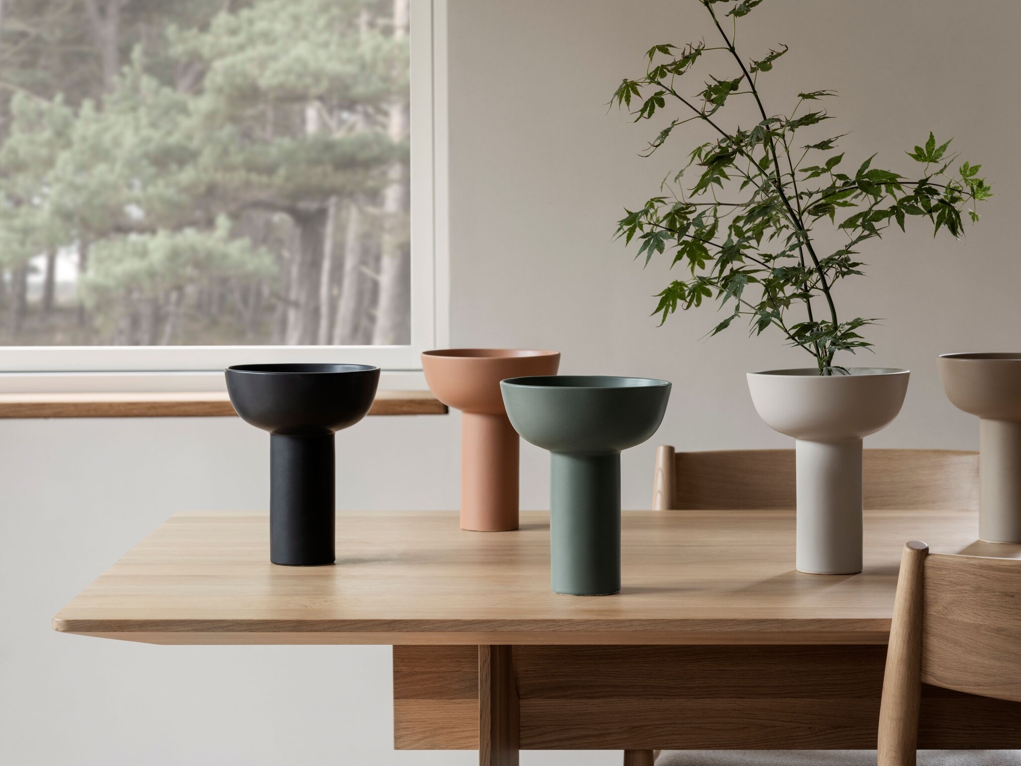 Blomus MIYABI Vase Moonbeam hoch