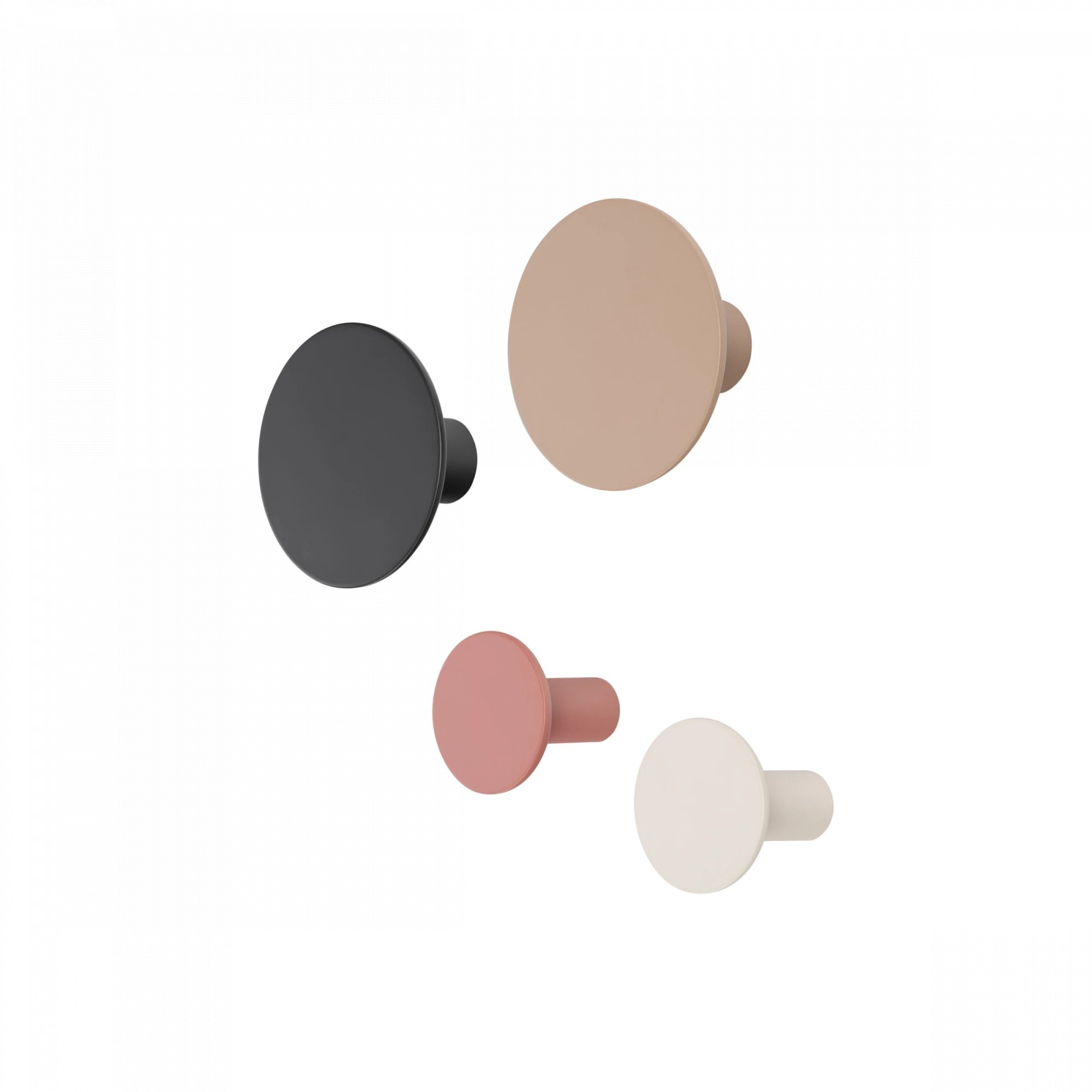 PONTO wall hooks (set/4) color Moonbeam - 66961