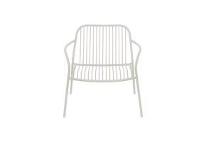 YUA WIRE Lounge-Sessel Seidengrau