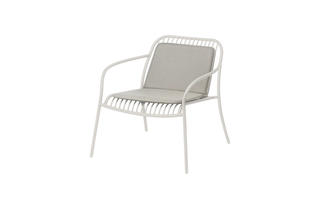 YUA WIRE Lounge-Sessel Seidengrau (62179)