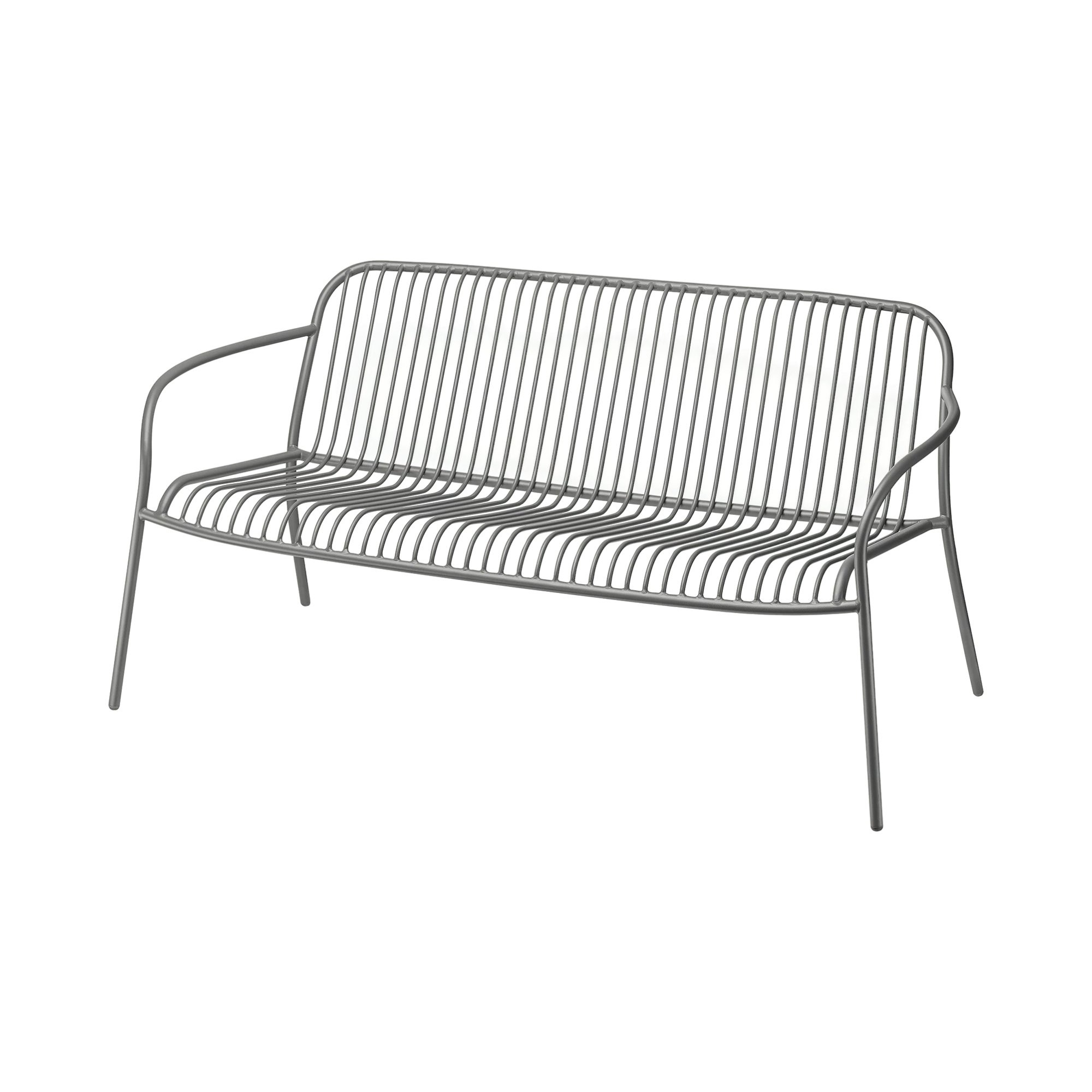 YUA WIRE garden bench Granite Gray (62184)