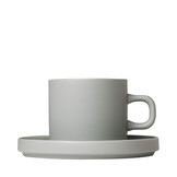 PILAR 2 coffee cups 200 ml with saucer Mirage Gray (63911)