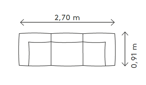 TASI sofa - Combination E
