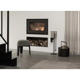 ASHI 3-teiliges Standkaminset (braune Eiche) 66157