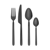 STELLA cutlery set 16-piece color Black - 64195
