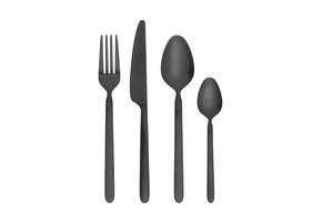 STELLA Besteckset 16-teilig Schwarz