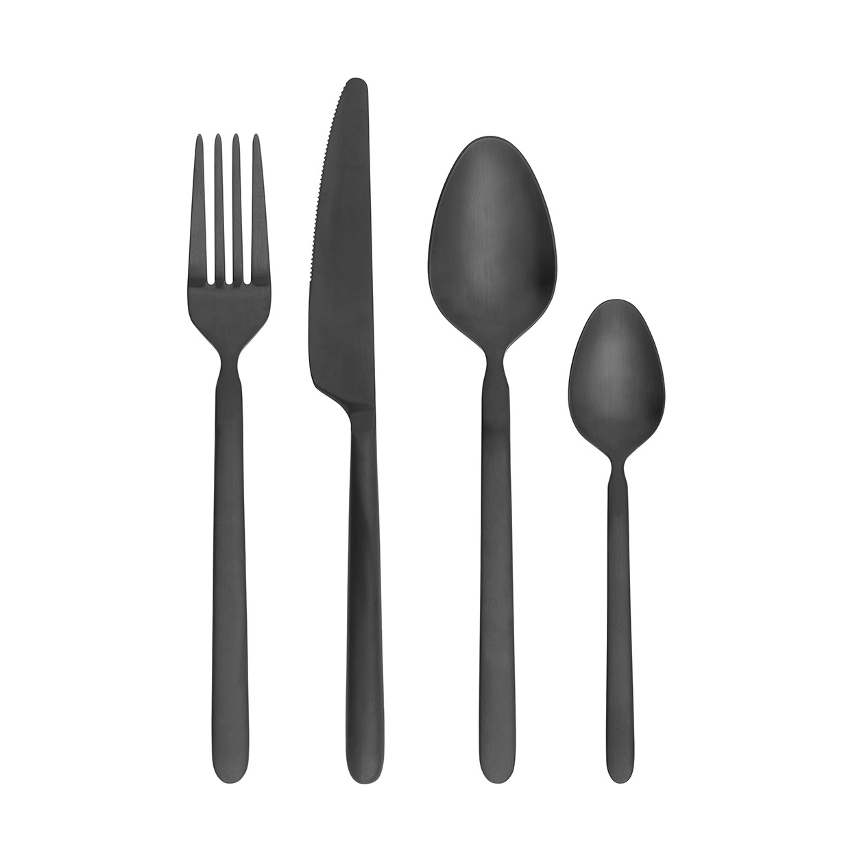 STELLA cutlery set 16-piece color Black - 64195
