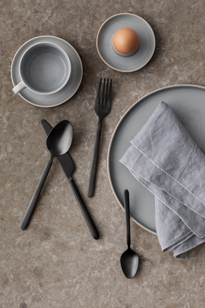 STELLA Besteckset 16-teilig Farbe Schwarz - 64195