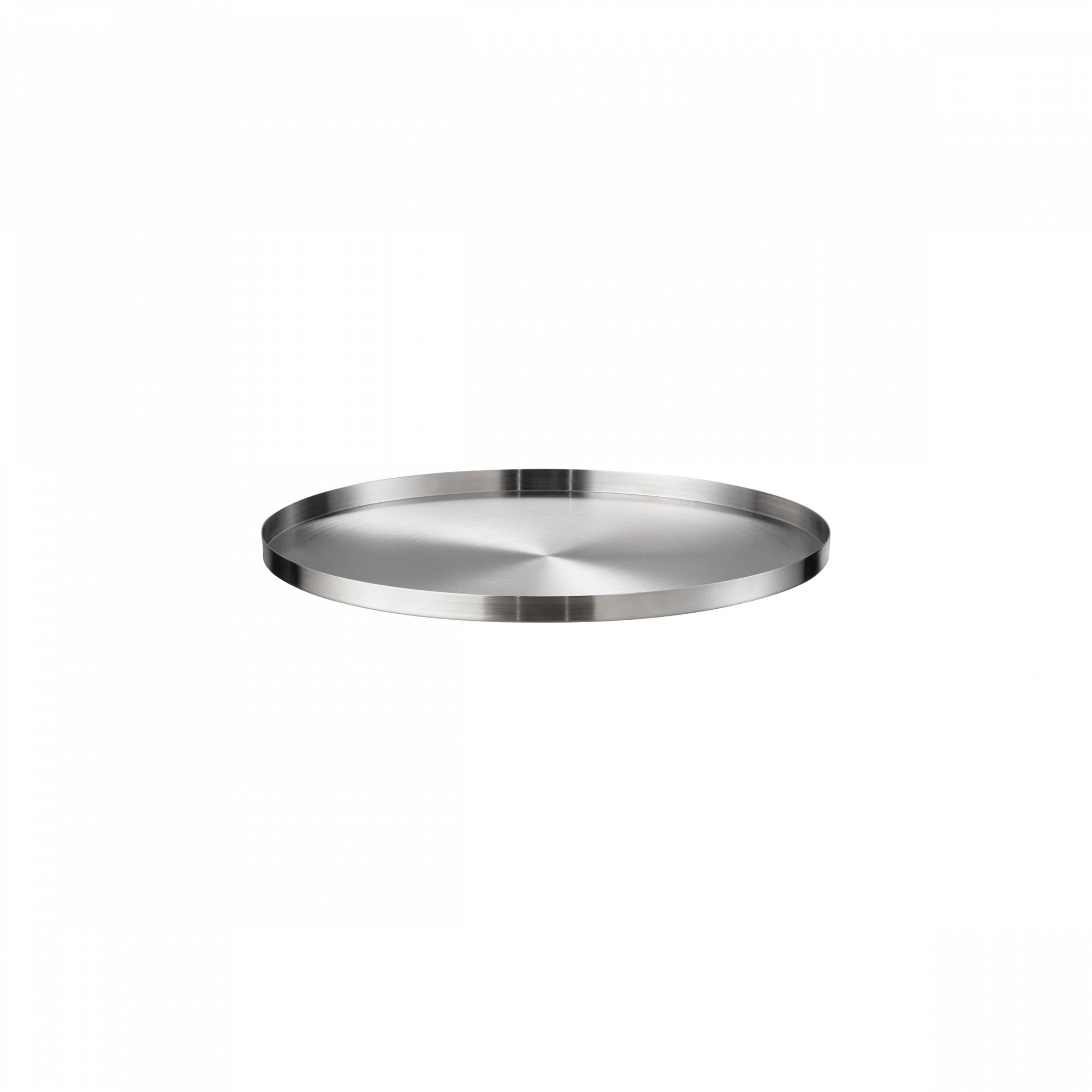 Blomus PEASY round tray 30 cm - matt stainless steel - color silver ...