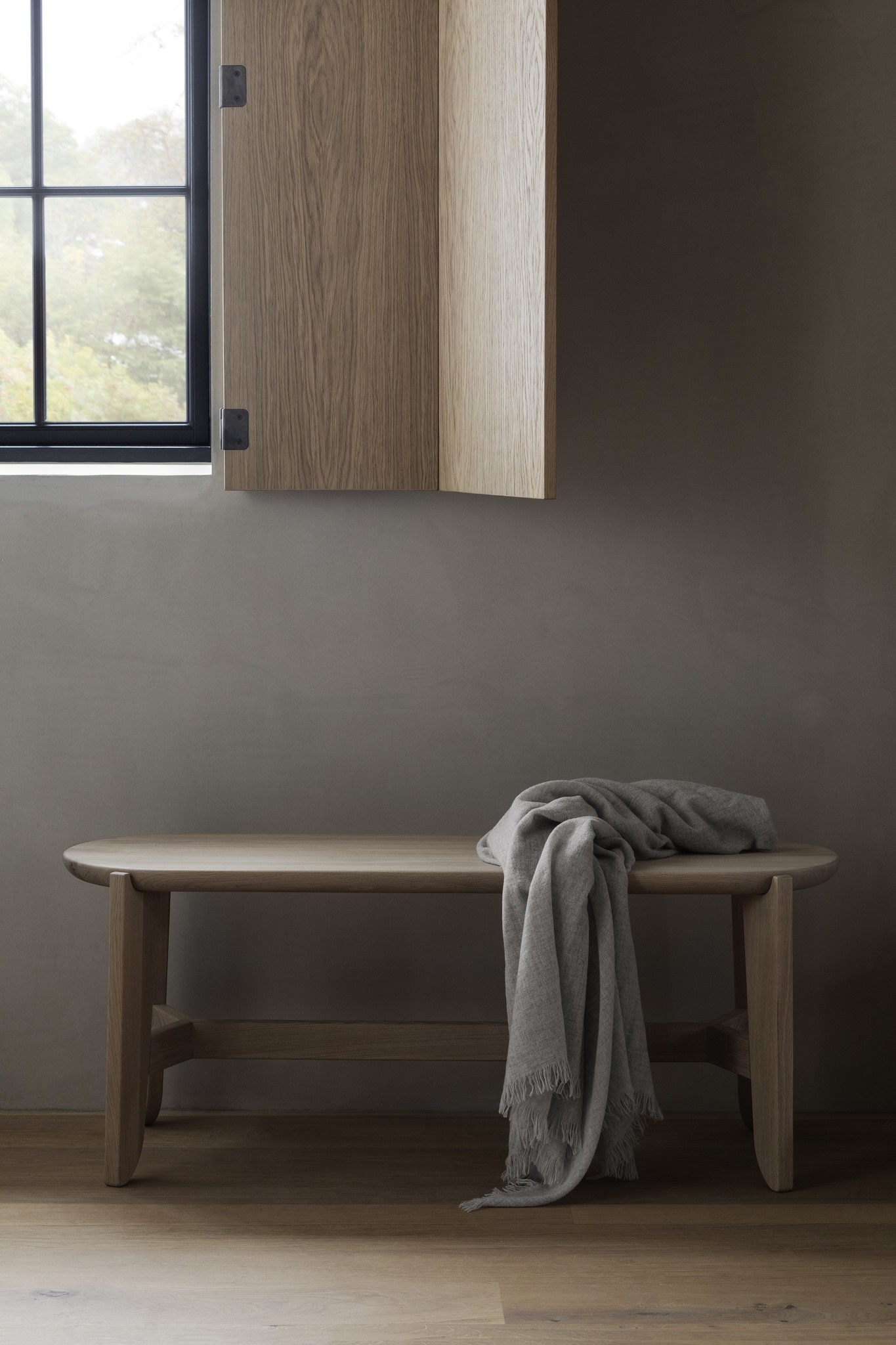 ELI bench - oak wood - 66510