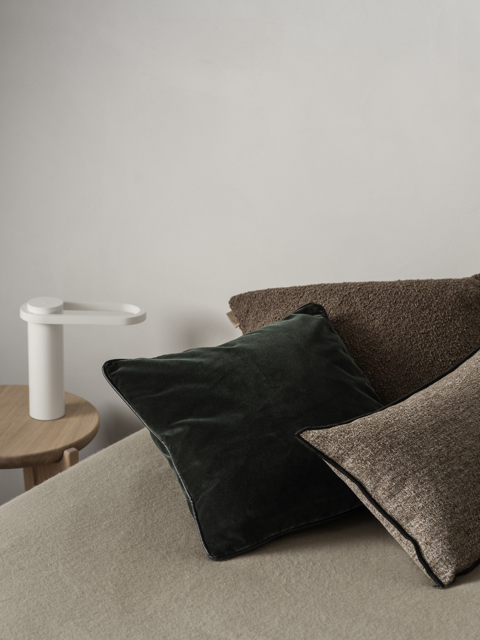 Blomus BOUCLE Kissenbezug Espresso 40x60 cm