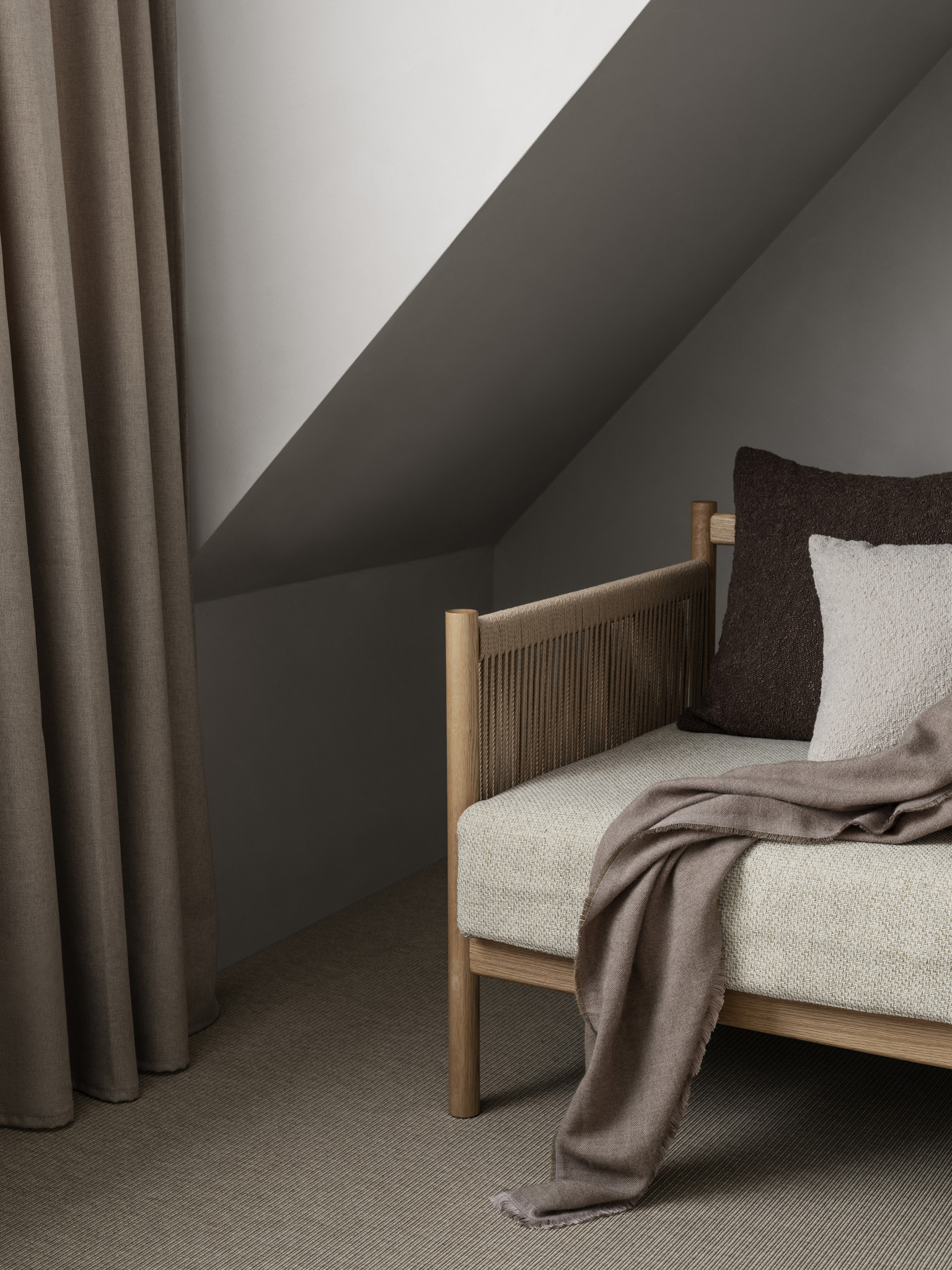 Blomus BOUCLE Kissenbezug Espresso 40x60 cm