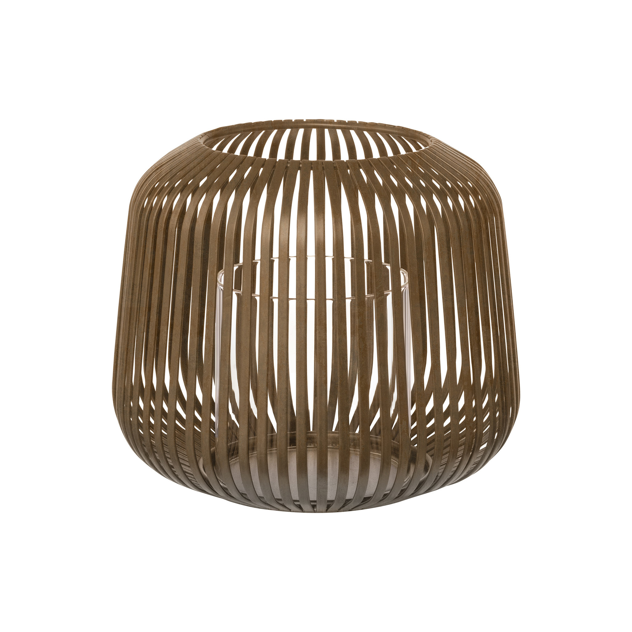 Blomus LITO lantern / wind light Rusty Look small