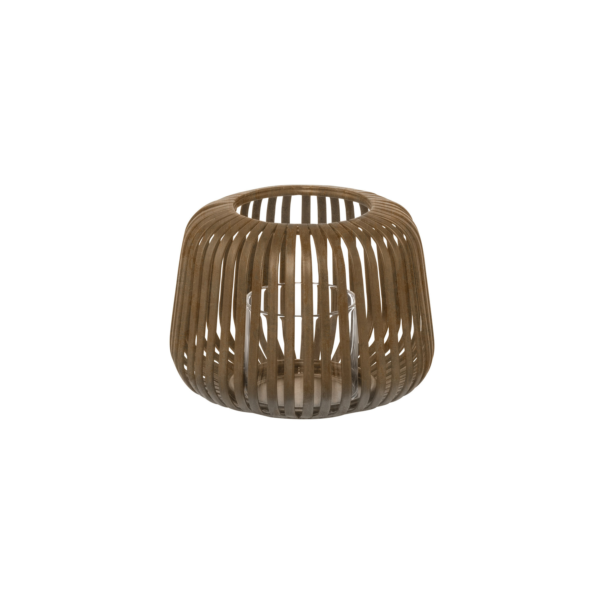 Blomus LITO lantern / wind light Rusty Look extra small