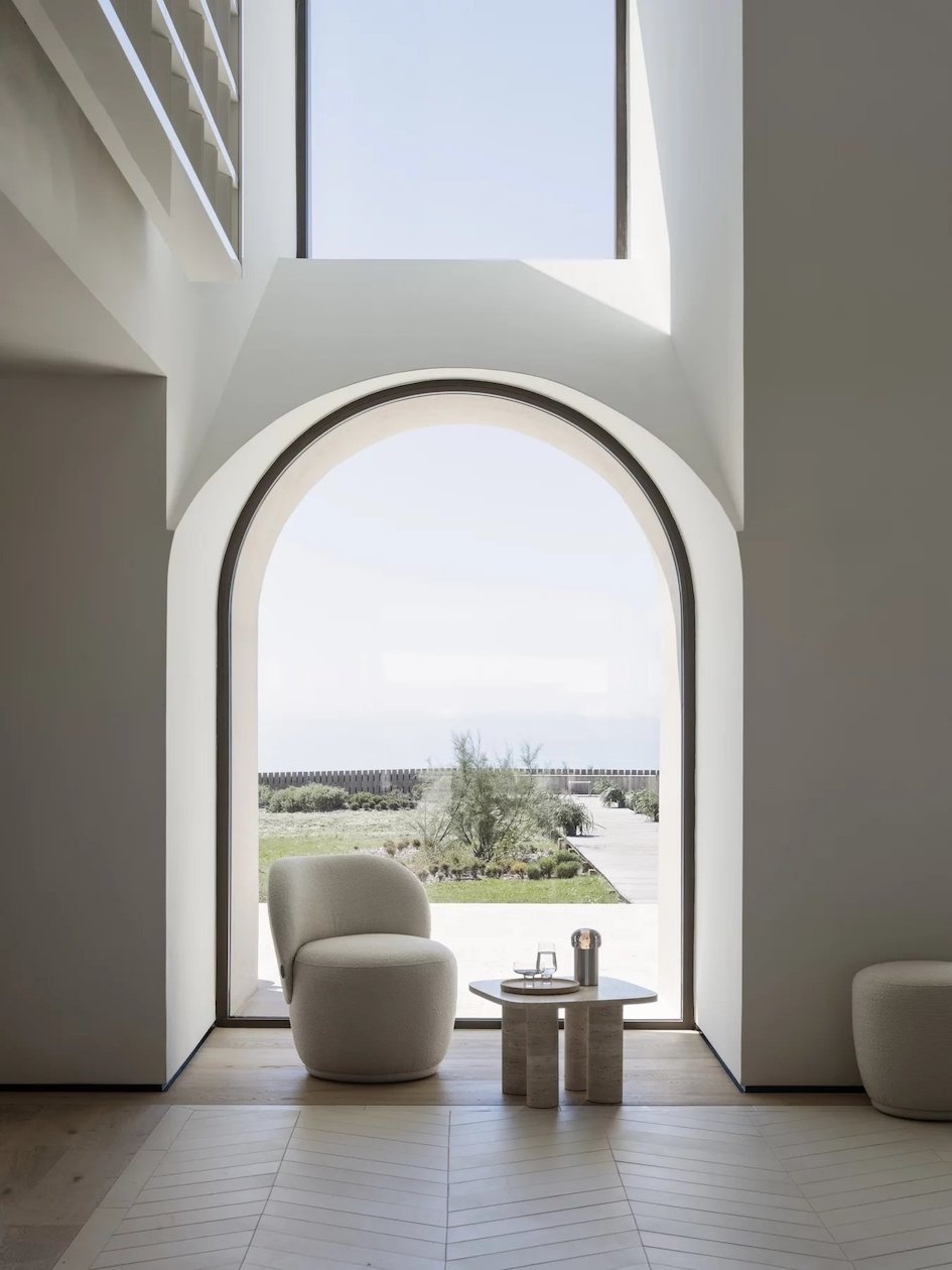 OKU ronde tray / dienblad Oak (medium) 64548