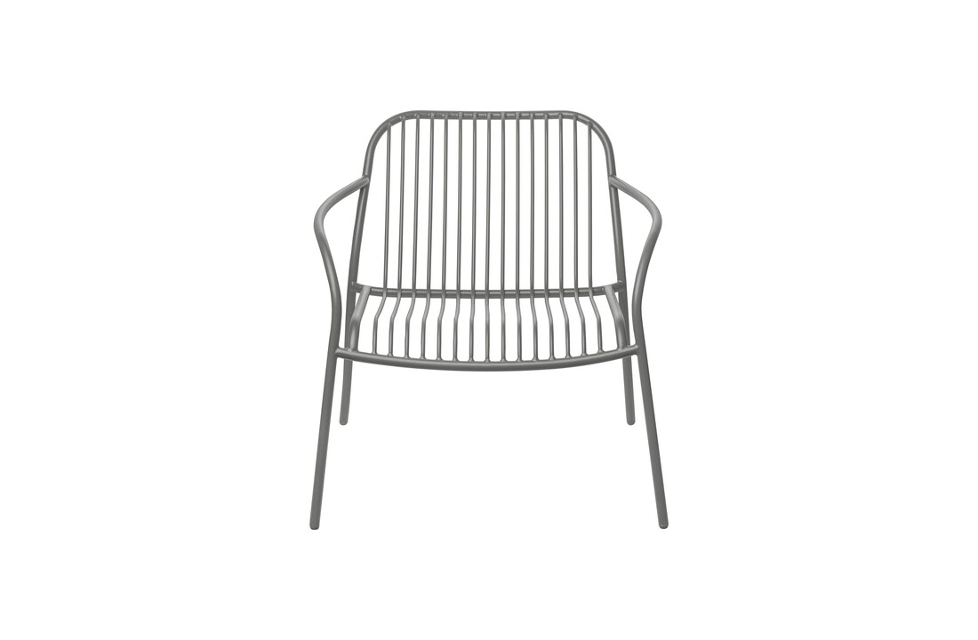 YUA WIRE Lounge-Sessel Granitgrau (62182)