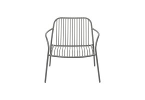 YUA WIRE Lounge-Sessel Granitgrau