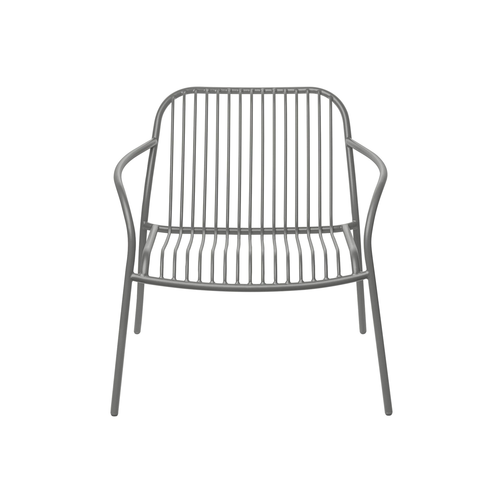 YUA WIRE Lounge-Sessel Granitgrau (62182)