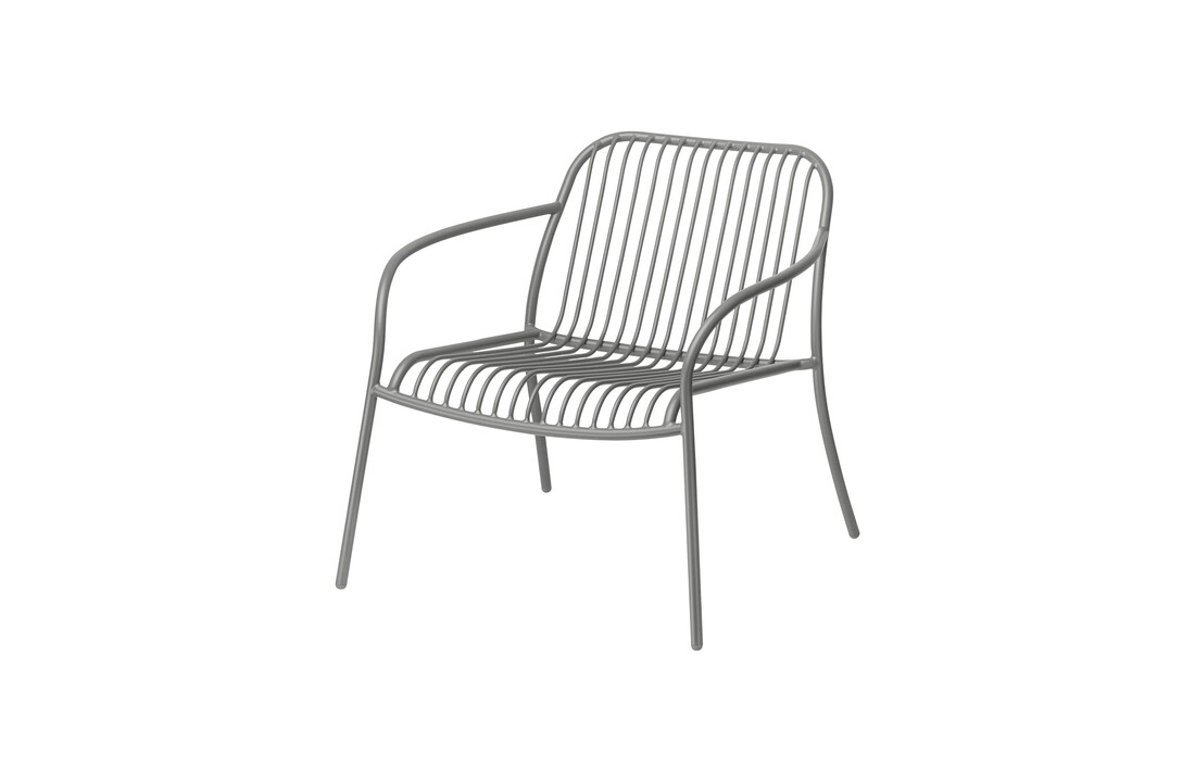 YUA WIRE Lounge-Sessel Granitgrau (62182)