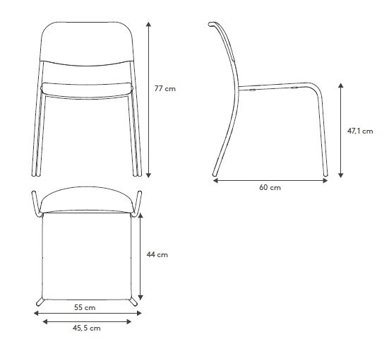YUA WIRE garden chair Silk Gray (62177)
