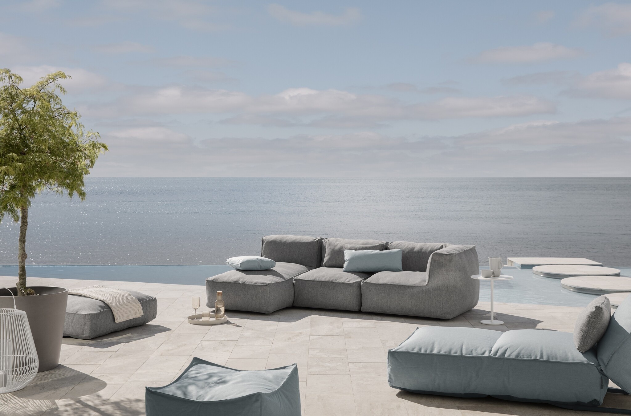 STAY poef 2024 - kleur Ocean (62091)