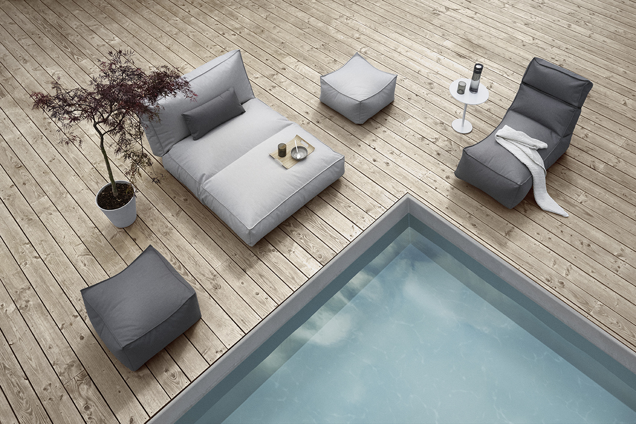 STAY Liegestuhl - Farbe Stone (62000)