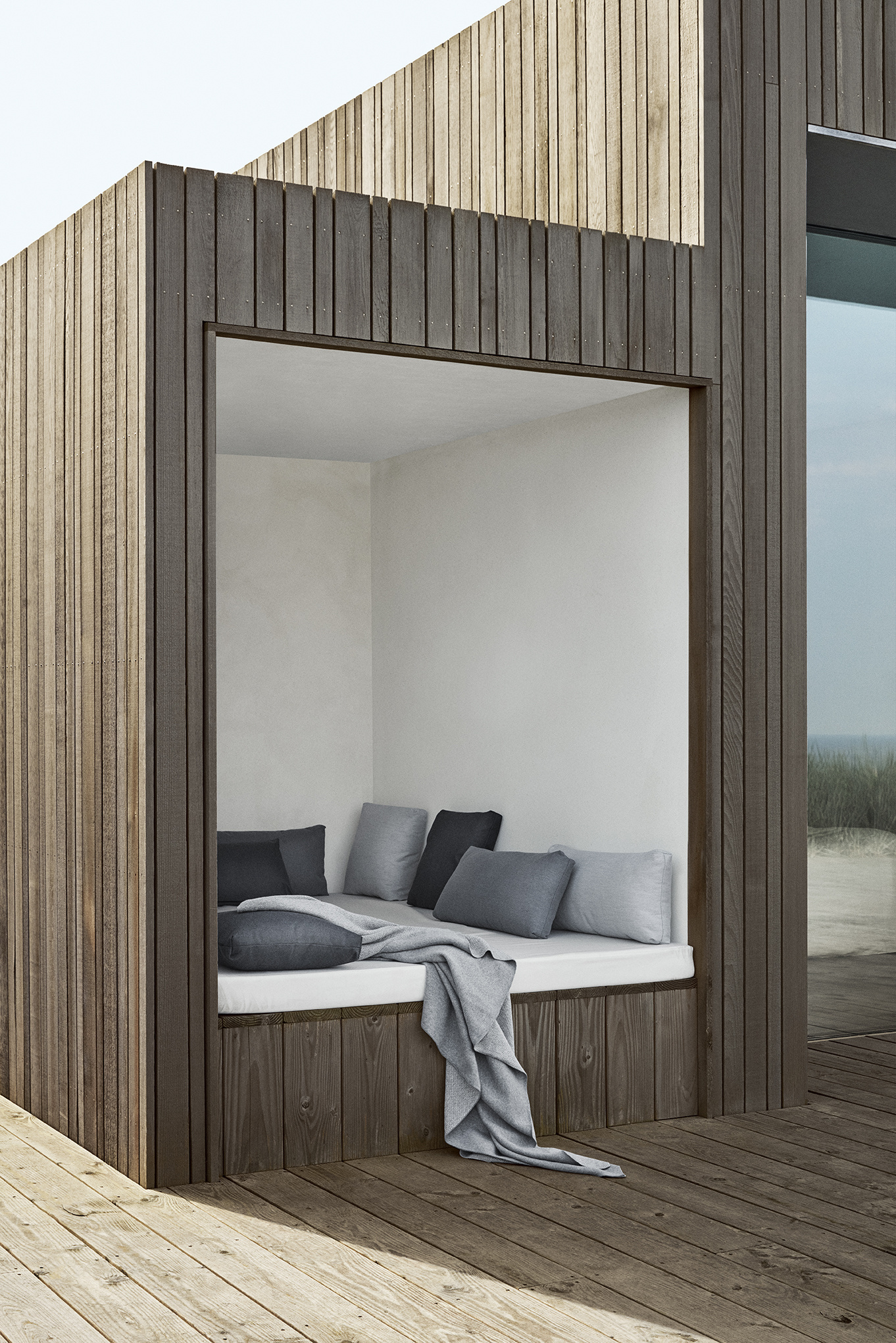 STAY kussen 70x30 cm kleur Earth (62103)