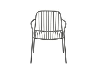 YUA WIRE Gartenstuhl Armlehne Granitgrau