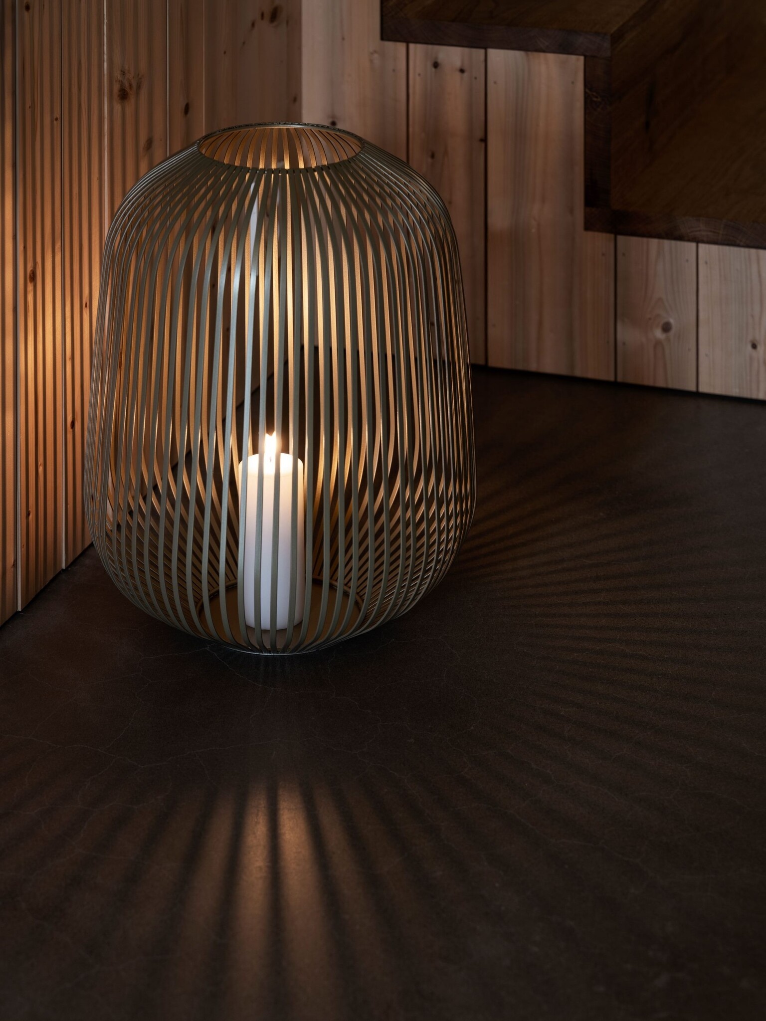 Blomus LITO lantern Burned Metal large