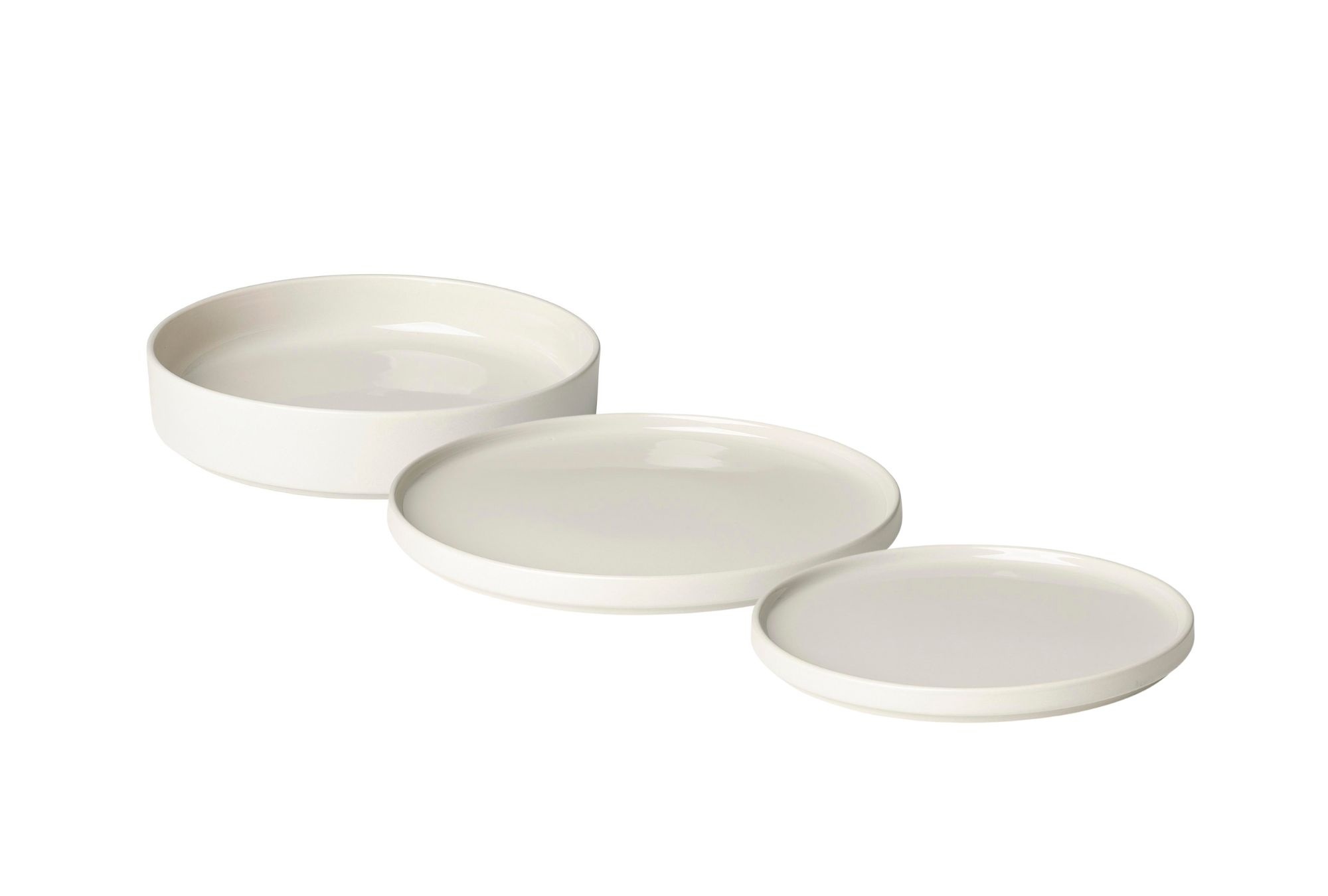 PILAR 12-piece tableware set Moonbeam (light stone) - (4x 63693 / 63694 / 63695)