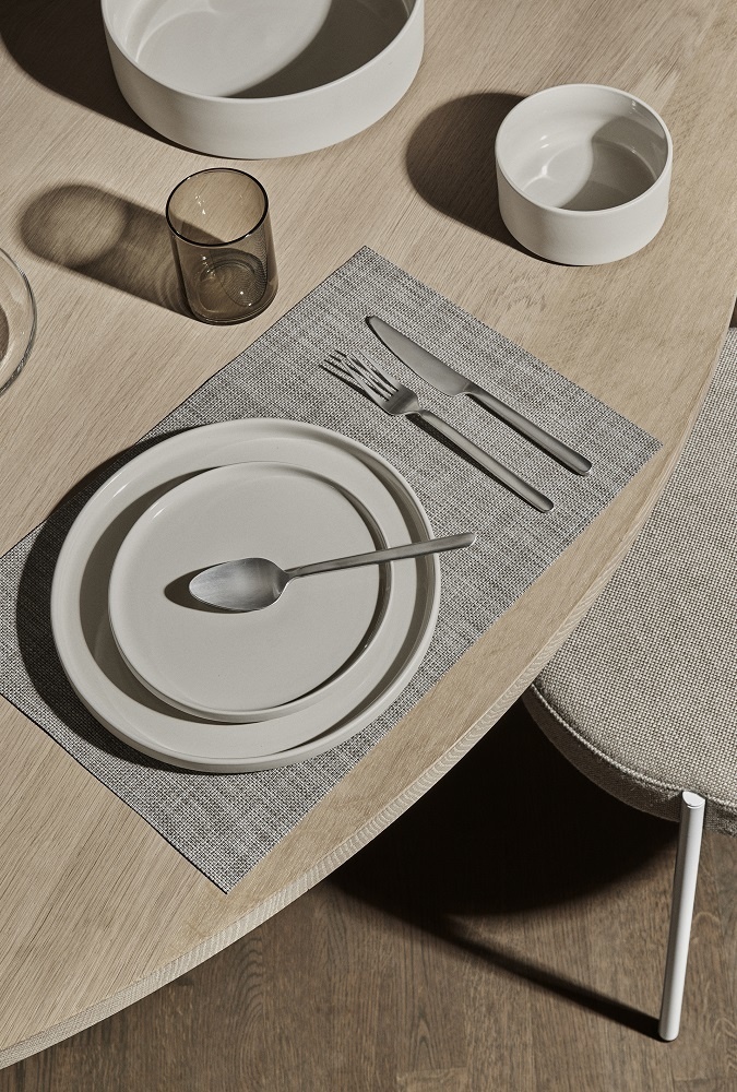 PILAR 12-piece tableware set Moonbeam (light stone) - (4x 63693 / 63694 / 63695)