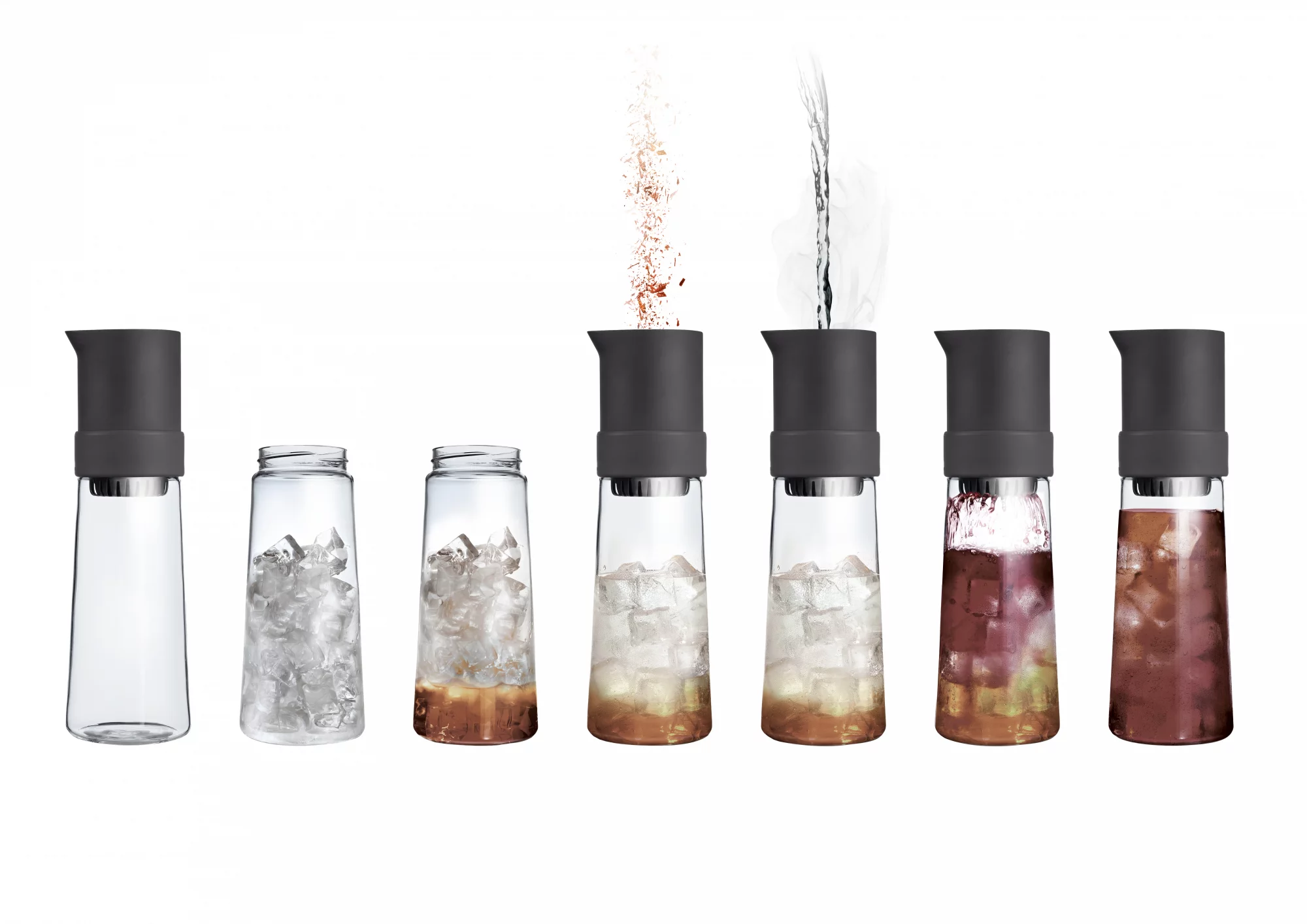 TEA-JAY Iced Tea Maker kleur Magnet (64287) 800 ml