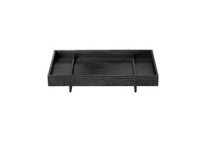 ABENTO tray / tray Black (large)